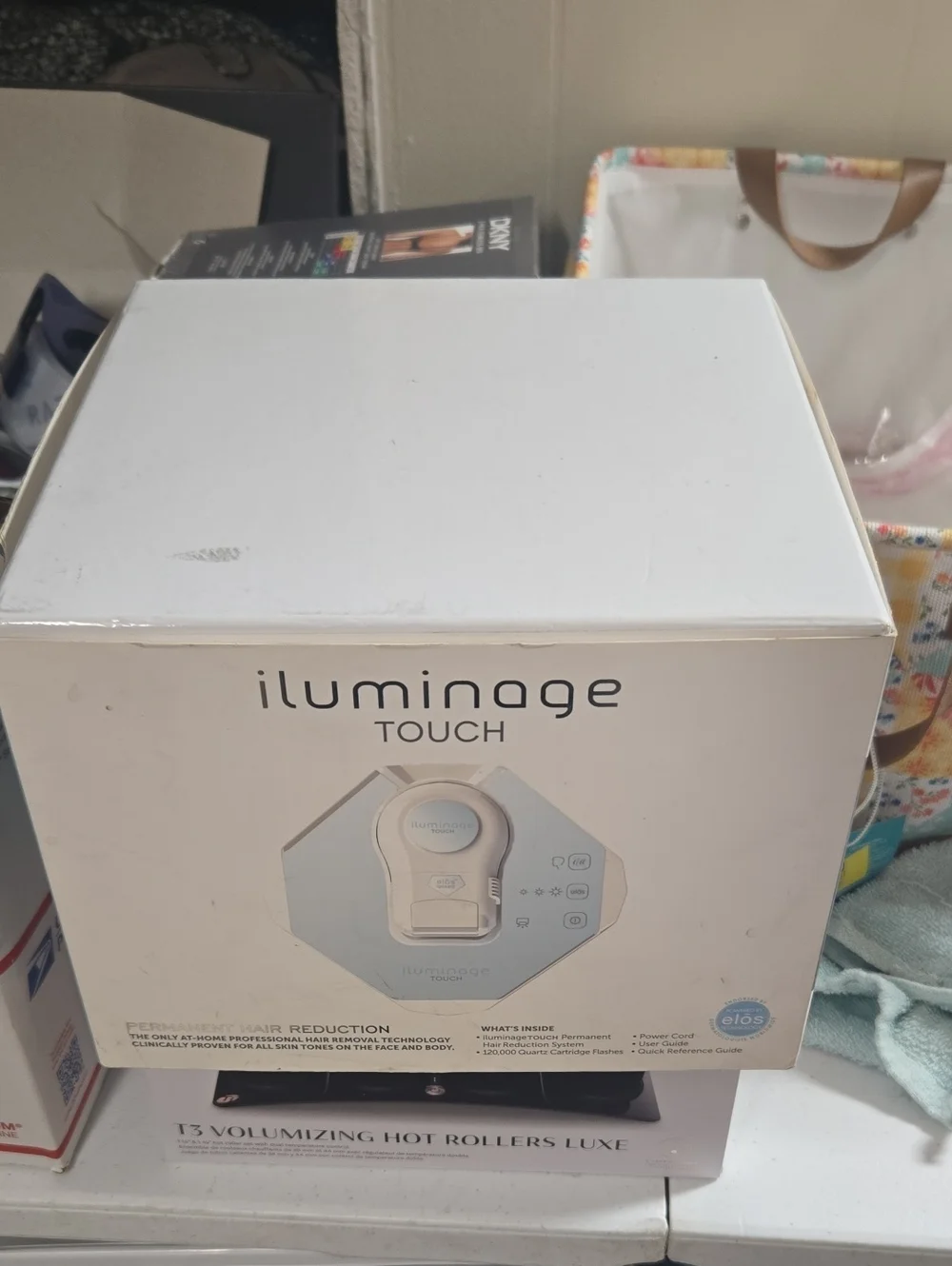 iluminage. Touch at Home Permanent Hair Reduction Device